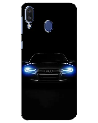 Чехол для Samsung Galaxy M20 (M205) с картинкой «Audi в неоне»