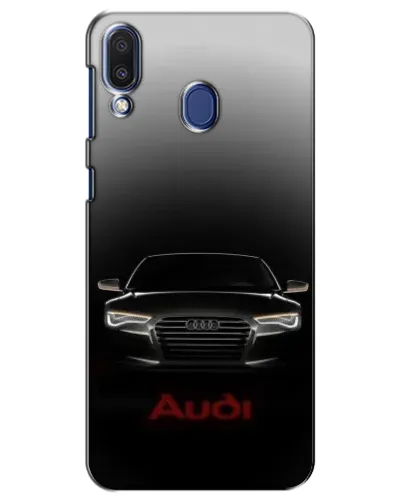 Чехол для Samsung Galaxy M20 (M205) с картинкой «Audi — градиентный контур»