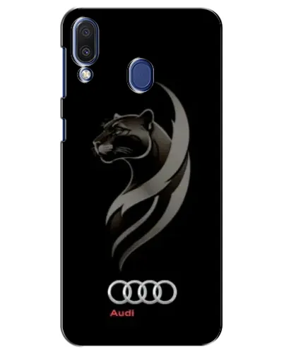 Чехол для Samsung Galaxy M20 (M205) с картинкой «Графика — пантера и Audi»