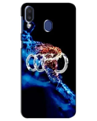 Чехол для Samsung Galaxy M20 (M205) с картинкой «Энергия лого Audi»