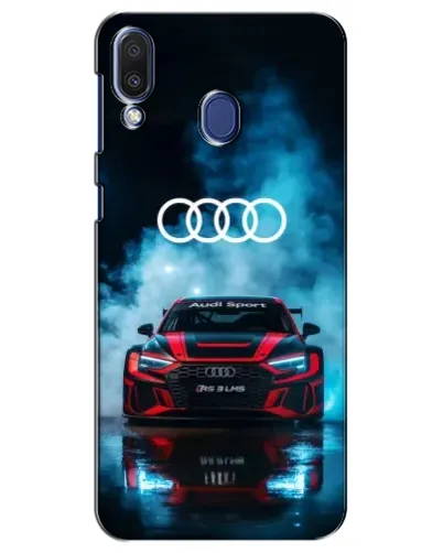 Чехол для Samsung Galaxy M20 (M205) с картинкой «Audi Sport — неон»