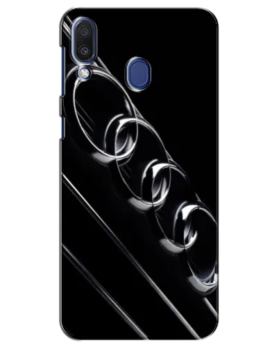 Чехол для Samsung Galaxy M20 (M205) с картинкой «Audi — абстрактные кольца»