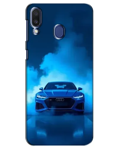 Чехол для Samsung Galaxy M20 (M205) с картинкой «Audi — голубая энергия»
