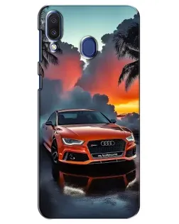Чехол для Samsung Galaxy M20 (M205) с картинкой «Audi — закат»