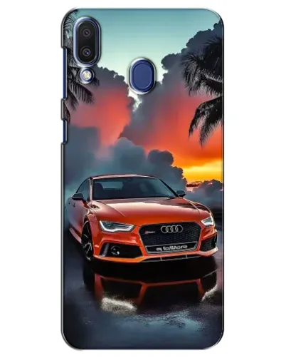 Чехол для Samsung Galaxy M20 (M205) с картинкой «Audi — закат»