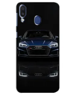 Чехол для Samsung Galaxy M20 (M205) с картинкой «Audi — ночное отражение»