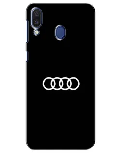 Чехол для Samsung Galaxy M20 (M205) с картинкой «Audi White Logo»