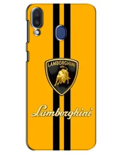 Чехол для Samsung Galaxy M20 (M205) с картинкой «Lamborghini Stripe желтый» Чехол для Samsung Galaxy M20 (M205) с картинкой «Lamborghini Stripe желтый»