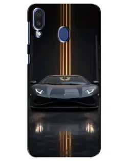 Чохол для Samsung Galaxy M20 (M205) з картинкою «Lamborghini золоті лінії» Чохол для Samsung Galaxy M20 (M205) з картинкою «Lamborghini золоті лінії»