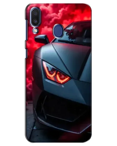 Чохол для Samsung Galaxy M20 (M205) з картинкою «Lamborghini червоне сяйво» Чохол для Samsung Galaxy M20 (M205) з картинкою «Lamborghini червоне сяйво»