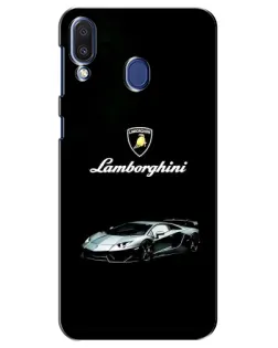 Чохол для Samsung Galaxy M20 (M205) з картинкою «Логотип Lamborghini класика»