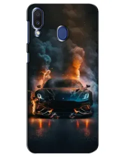 Чохол для Samsung Galaxy M20 (M205) з картинкою «Lamborghini димна естетика»