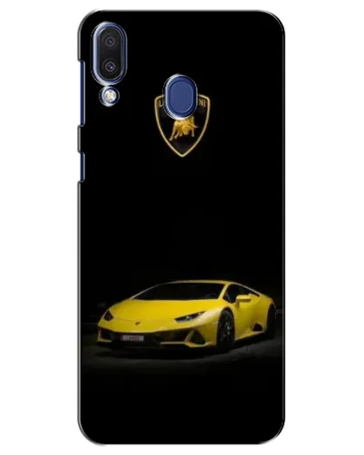 Чохол для Samsung Galaxy M20 (M205) з картинкою «Lamborghini жовтий акцент» Чохол для Samsung Galaxy M20 (M205) з картинкою «Lamborghini жовтий акцент»