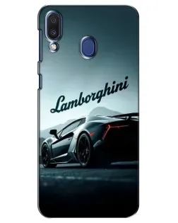 Чохол для Samsung Galaxy M20 (M205) з картинкою «Класичний Lamborghini надпис»