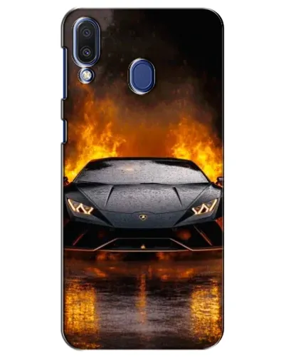 Чохол для Samsung Galaxy M20 (M205) з картинкою «Lamborghini у вогні» Чохол для Samsung Galaxy M20 (M205) з картинкою «Lamborghini у вогні»