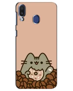 Чехол для Samsung Galaxy M20 (M205) с картинкой «Кофейный Пушин»
