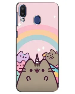 Чехол для Samsung Galaxy M20 (M205) с картинкой «Единорог Pusheen»