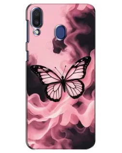Чехол для Samsung Galaxy M20 (M205) с картинкой «Бабочка в дыму»