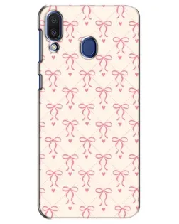 Чехол для Samsung Galaxy M20 (M205) с картинкой «Розовые бантики Coquette»