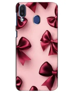 Чехол для Samsung Galaxy M20 (M205) с картинкой «Бордовый атлас»