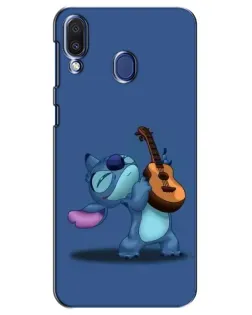 Чехол для Samsung Galaxy M20 (M205) с картинкой «Стич с укулеле» Чехол для Samsung Galaxy M20 (M205) с картинкой «Стич с укулеле»