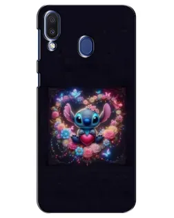 Чехол для Samsung Galaxy M20 (M205) с картинкой «Stitch в цветах» Чехол для Samsung Galaxy M20 (M205) с картинкой «Stitch в цветах»
