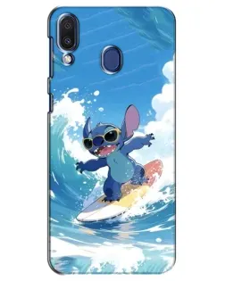 Чехол для Samsung Galaxy M20 (M205) с картинкой «Стич на волне» Чехол для Samsung Galaxy M20 (M205) с картинкой «Стич на волне»