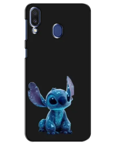 Чехол для Samsung Galaxy M20 (M205) с картинкой «Стич на черном»