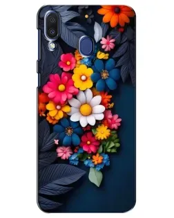 Чехол для Samsung Galaxy M20 (M205) с картинкой «Цветочная феерия»