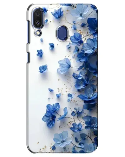 Чехол для Samsung Galaxy M20 (M205) с картинкой «Голубой цветочный каскад» Чехол для Samsung Galaxy M20 (M205) с картинкой «Голубой цветочный каскад»