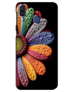 Чехол для Samsung Galaxy M20 (M205) с картинкой «Радужный цветок»