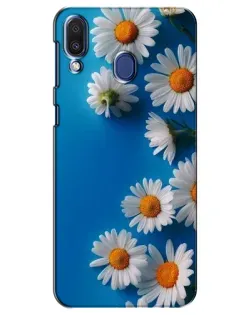 Чехол для Samsung Galaxy M20 (M205) с картинкой «Белоснежные маргаритки»