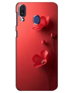 Чехол для Samsung Galaxy M20 (M205) с картинкой «Маковые соцветия»