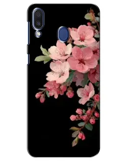 Чехол для Samsung Galaxy M20 (M205) с картинкой «Розовая ветка сакуры»