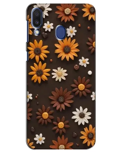 Чехол для Samsung Galaxy M20 (M205) с картинкой «Узор из маленьких подсолнухов» Чехол для Samsung Galaxy M20 (M205) с картинкой «Узор из маленьких подсолнухов»