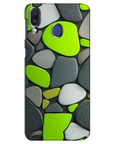 Чехол для Samsung Galaxy M20 (M205) с картинкой «Яркая неоновая галька»