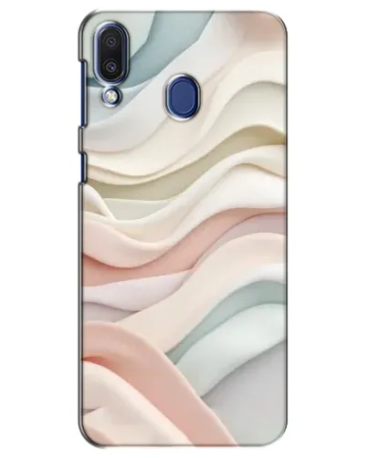 Чехол для Samsung Galaxy M20 (M205) с картинкой «Пастельные нежные волны»