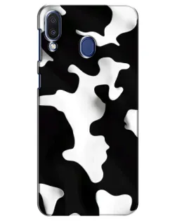Чехол для Samsung Galaxy M20 (M205) с картинкой «Черно-белое пятно»