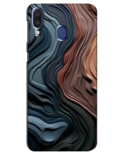 Чехол для Samsung Galaxy M20 (M205) с картинкой «Цветные волны каньона»