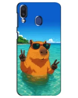 Чехол для Samsung Galaxy M20 (M205) с картинкой «Морская капибара» Чехол для Samsung Galaxy M20 (M205) с картинкой «Морская капибара»