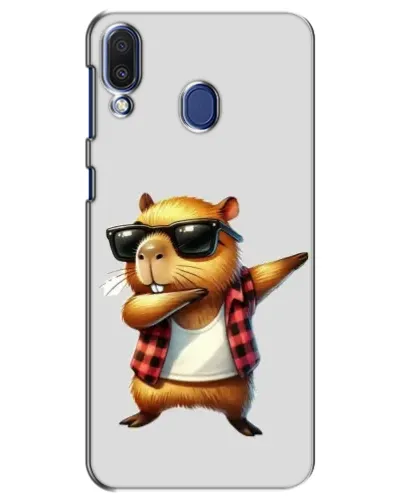 Чехол для Samsung Galaxy M20 (M205) с картинкой «Капибара рэпер даб» Чехол для Samsung Galaxy M20 (M205) с картинкой «Капибара рэпер даб»