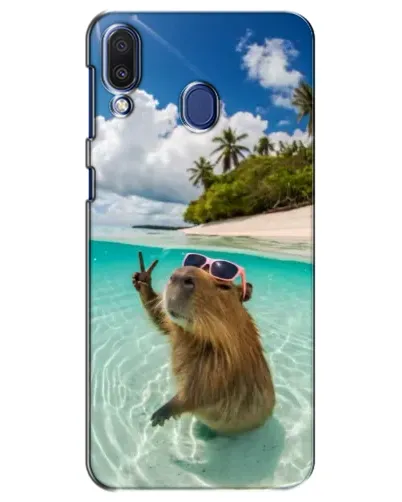 Чехол для Samsung Galaxy M20 (M205) с картинкой «Капибара на море» Чехол для Samsung Galaxy M20 (M205) с картинкой «Капибара на море»