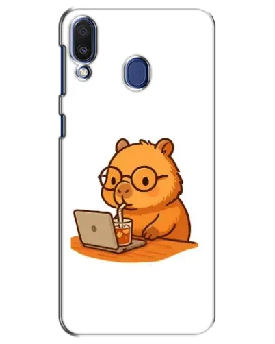 Чехол для Samsung Galaxy M20 (M205) с картинкой «Капибара с ноутбуком» Чехол для Samsung Galaxy M20 (M205) с картинкой «Капибара с ноутбуком»