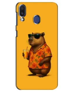 Чехол для Samsung Galaxy M20 (M205) с картинкой «Капибара на отдыхе» Чехол для Samsung Galaxy M20 (M205) с картинкой «Капибара на отдыхе»