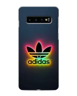 Чехол для Samsung Galaxy S10e с картинкой «Неоновый Adidas»