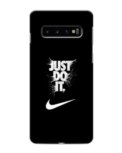 Чехол для Samsung Galaxy S10e с картинкой «Текстовый принт Nike» Чехол для Samsung Galaxy S10e с картинкой «Текстовый принт Nike»