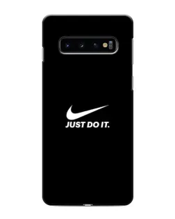 Чехол для Samsung Galaxy S10e с картинкой «Минимализм от Nike»