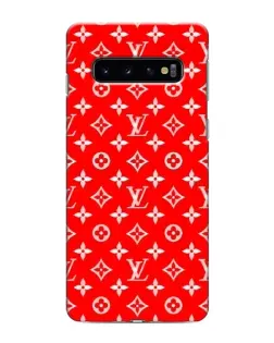 Чехол для Samsung Galaxy S10e с картинкой «Яркий паттерн LV»