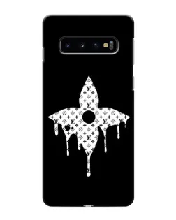 Чехол для Samsung Galaxy S10e с картинкой «Цветочная монограмма»