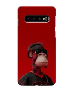 Чехол для Samsung Galaxy S10e с картинкой «Bored Ape в красном» Чехол для Samsung Galaxy S10e с картинкой «Bored Ape в красном»